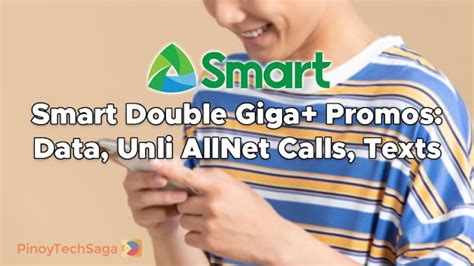 Smart Double Giga+ Promos: Data, Unli AllNet Texts, .